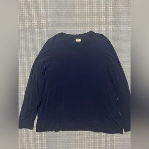 Blue Les Copains Navy Long Sleeve Size M